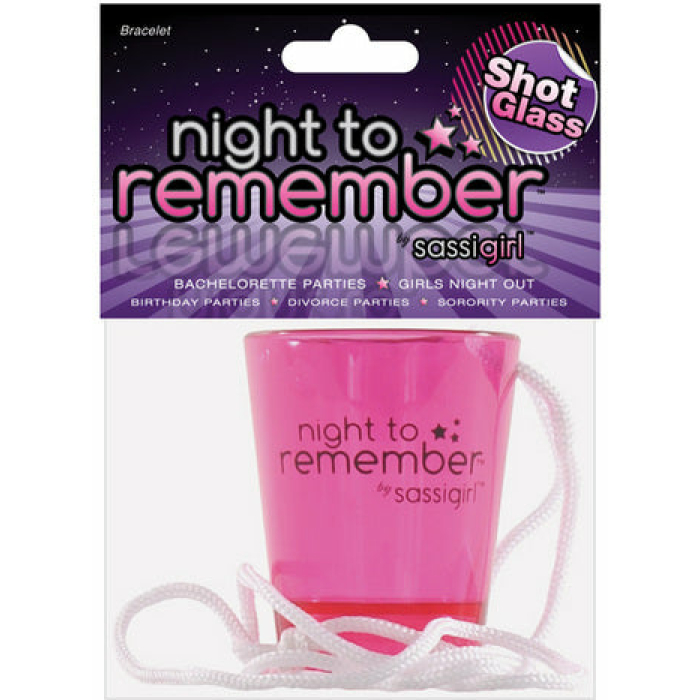 Night to remember shot glass necklace by sassi girl - Image 1