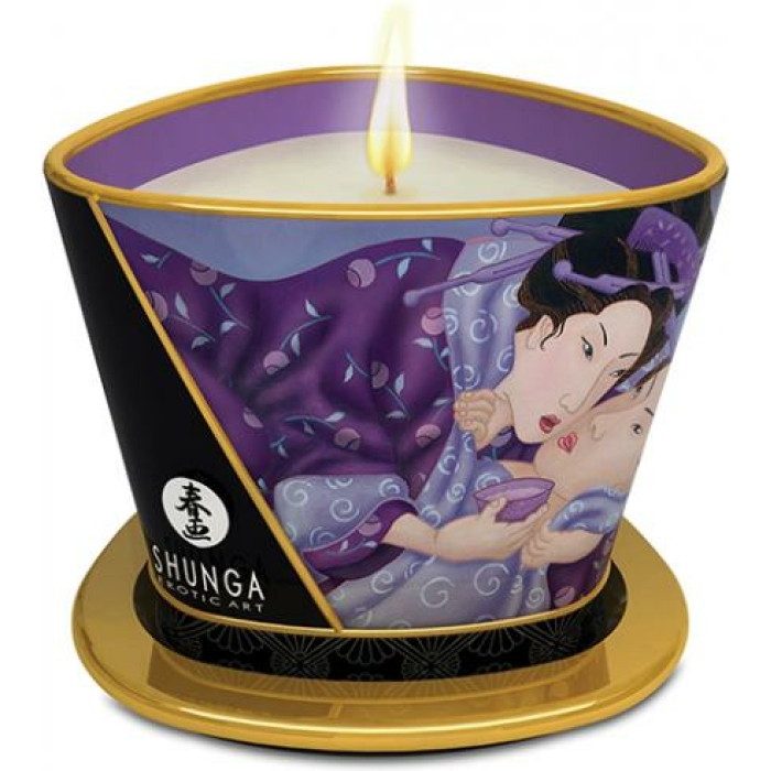 Shunga Massage Candle Libido Exotic Fruits 5.7oz - Image 1