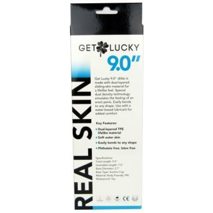 Shibari Get Lucky 9 Real Skin Dark Brown " - Image 3