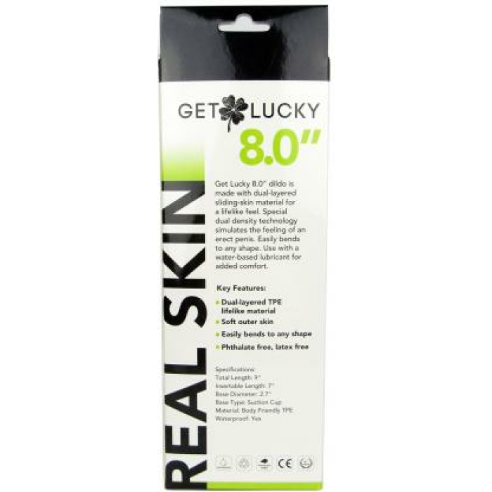 Shibari Get Lucky 8 Real Skin Dark Brown " - Image 3
