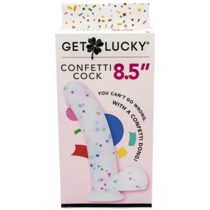 Shibari Get Lucky Confetti Cock 8.5in - Image 2
