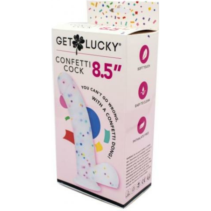 Shibari Get Lucky Confetti Cock 8.5in - Image 3