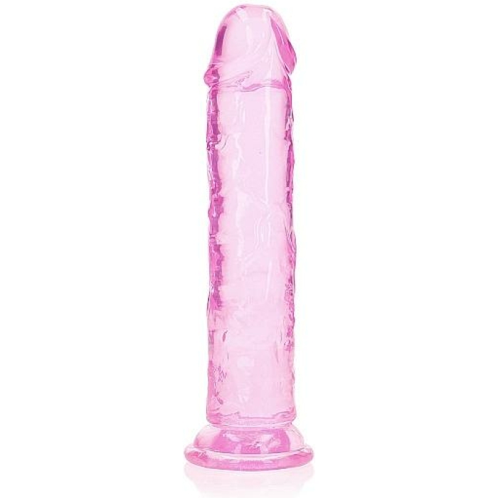 Realrock Straight Realistic 8 In Dildo Pink - Image 1