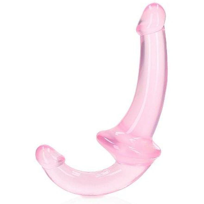 Realrock Strapless Strap On 6 In Pink - Image 3