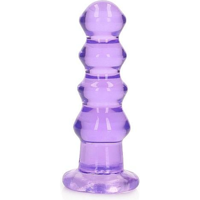 Realrock Curvy Dildo Or Butt Plug Purple - Image 1