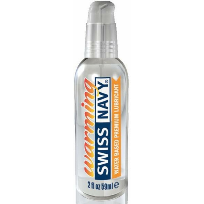 Swiss Navy Warming Water Based Lubricant - 2 Oz - Image 1
