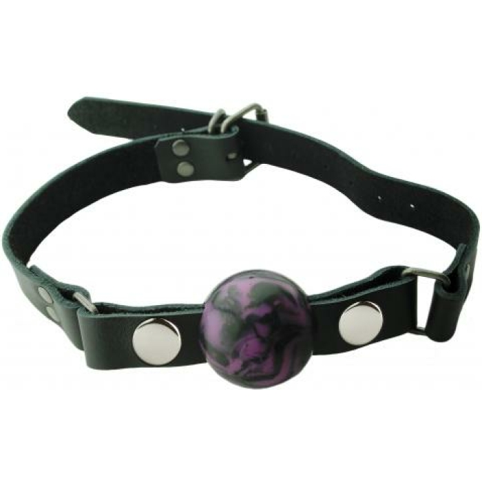 Spartacus Nickel Free Hardware Small Ball Gag Black O/S - Image 1