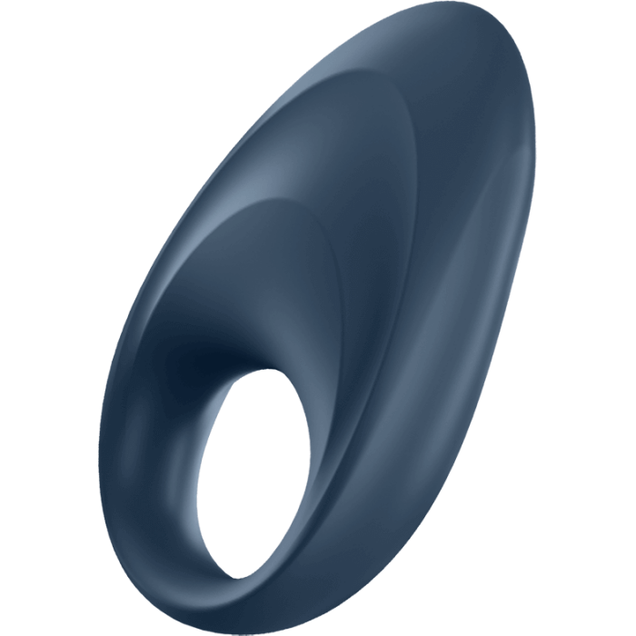 Satisfyer Mighty One Ring W/app - Blue - Image 1