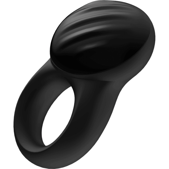 Satisfyer Signet Ring W/bluetooth App - Blue - Image 1