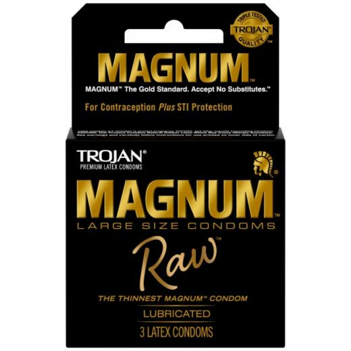 Trojan Magnum Raw 3 Pack - Image 1
