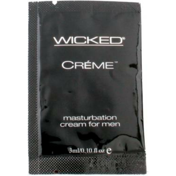 Wicked sensual care collection 0.1 oz creme to liquid masturbation cream for men packette - creme - Image 1