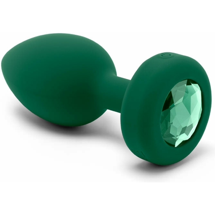 B-vibe Vibrating Jewels - Remote Control- Rechargeable - Emerald (m/l) - Image 2