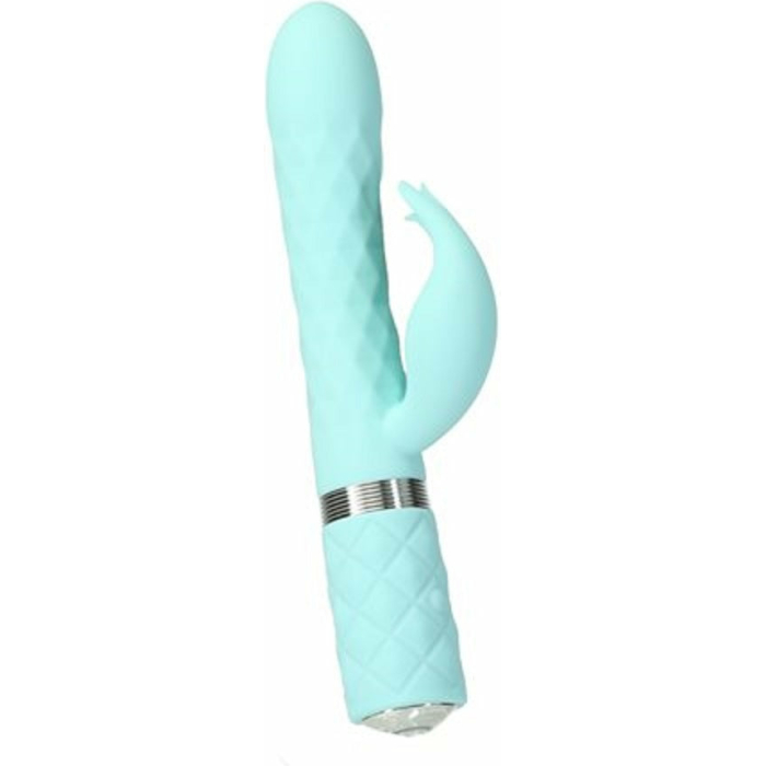 Pillow Talk Lively Dual Stimulator Teal - Image 1