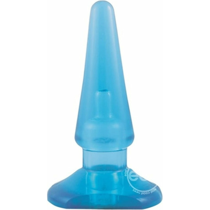 Basic Anal Pleaser Blue Vibrating Plug - Image 2