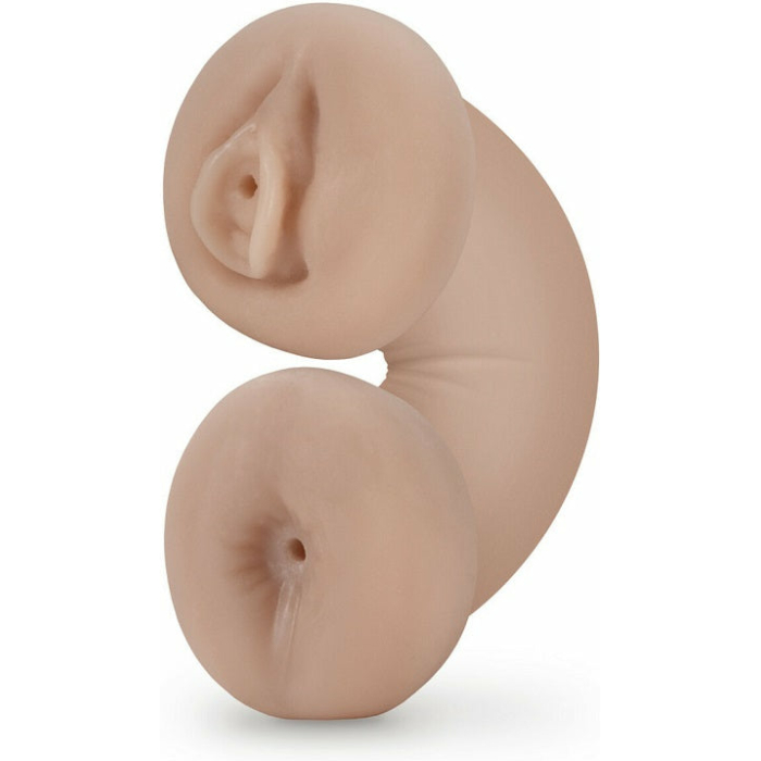 M For Men - Soft And Wet - Double Trouble Glow-in-the-dark Stroker - Vanilla - Image 1