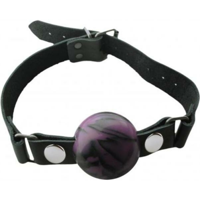 Spartacus Silicone Removable Ball Gag 2 inches Swirl - Image 1