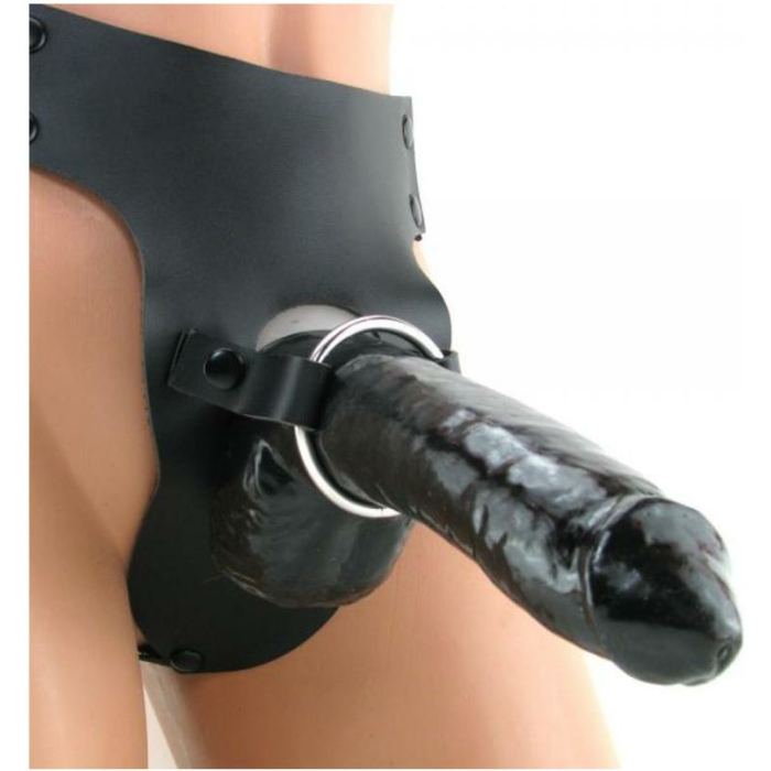 Mr. Big Hollow 8 inches Strap On Black - Image 1