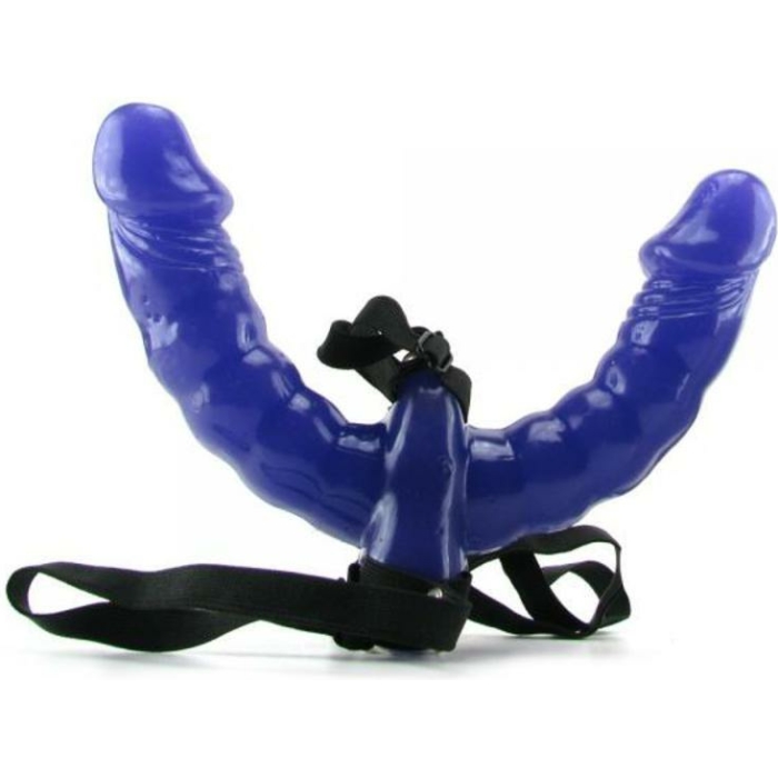 Fetish Fantasy Double Delight Strap On Purple - Image 1