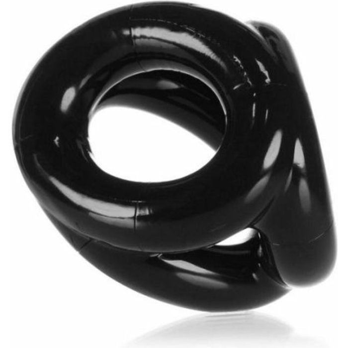 Oxballs Atomic Jock Tri-Sport 3 Ring Sling Cockring Black - Image 1