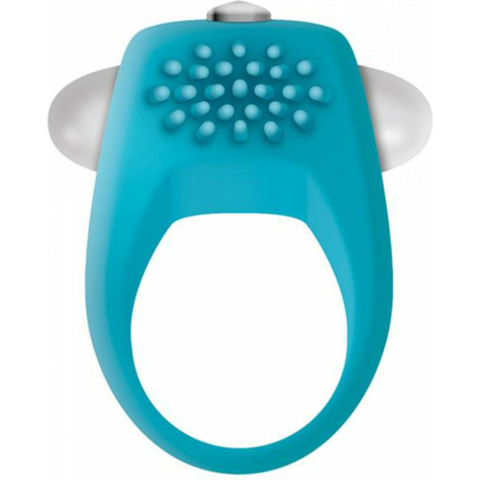 The Teal Tickler Vibrating Cock Ring - Image 1