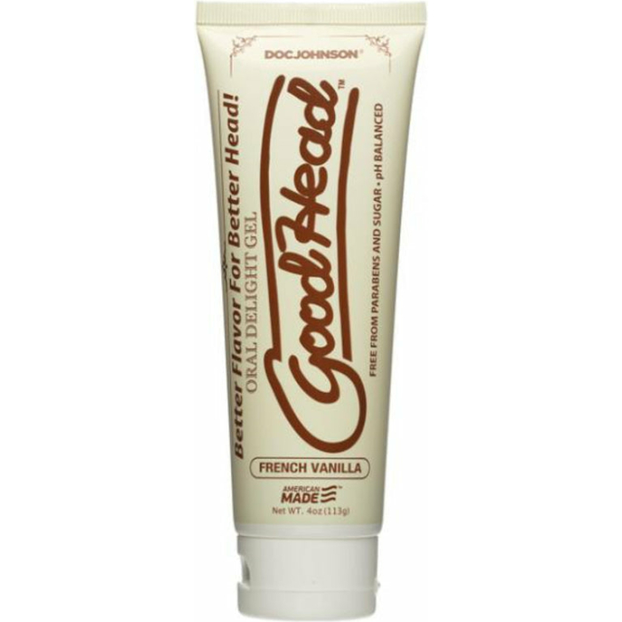 Goodhead Oral Delight Gel French Vanilla 4oz Tube - Image 1