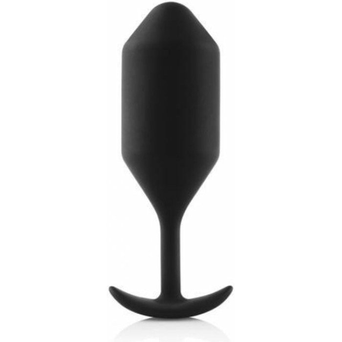 B-Vibe Snug Plug 4 Black 9oz Weight - Image 1