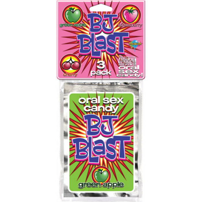 BJ Blast 3 Pack Strawberry, Cherry & Apple - Image 1