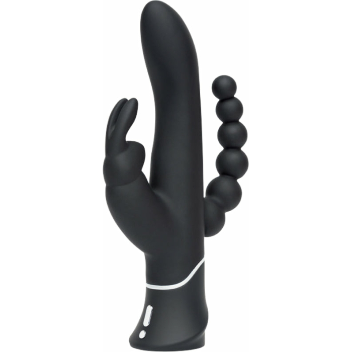 Happy Rabbit Triple Curve Black Vibrator - Image 1