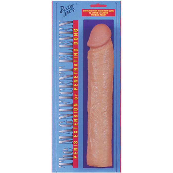 The Magnificent Eleven Penis Extension Dong Beige - Image 2