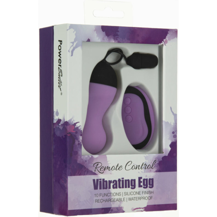 Simple & True Remote Control Vibrating Egg Purple - Image 2
