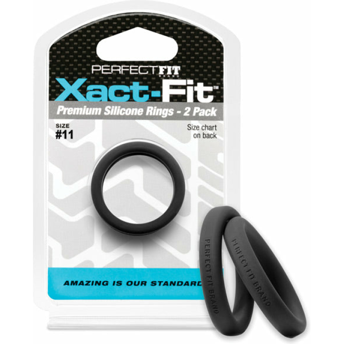 Perfect Fit Xact Fit #11 - Black Pack of 2 - Image 1
