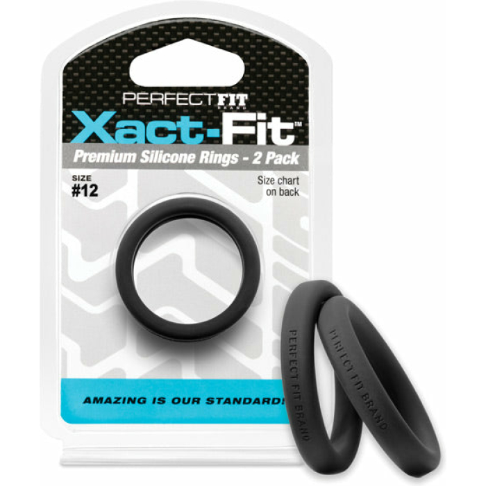 Perfect Fit Xact Fit #12 - Black Pack of 2 - Image 1