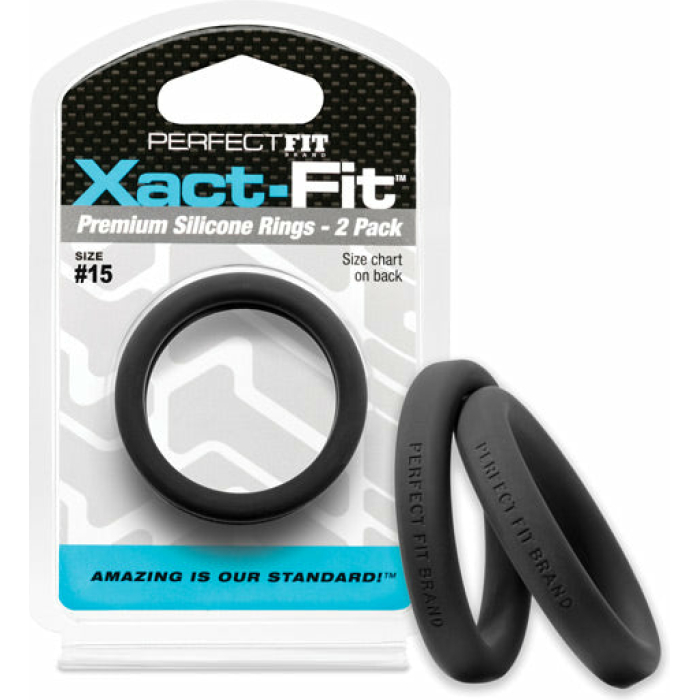 Perfect Fit Xact Fit #15 - Black Pack of 2 - Image 1