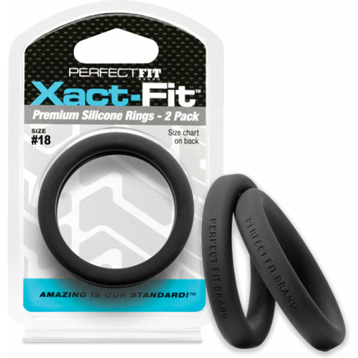 Perfect Fit Xact Fit #18 - Black Pack of 2 - Image 1