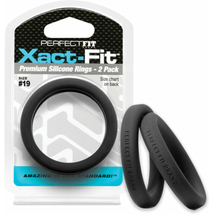 Perfect Fit Xact Fit #19 - Black Pack of 2
