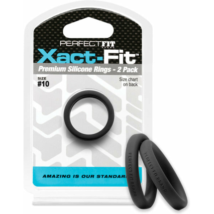 Perfect Fit Xact Fit #10 - Black Pack of 2