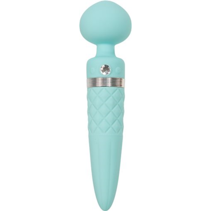Pillow Talk Sultry Massager Wand Teal - Image 1