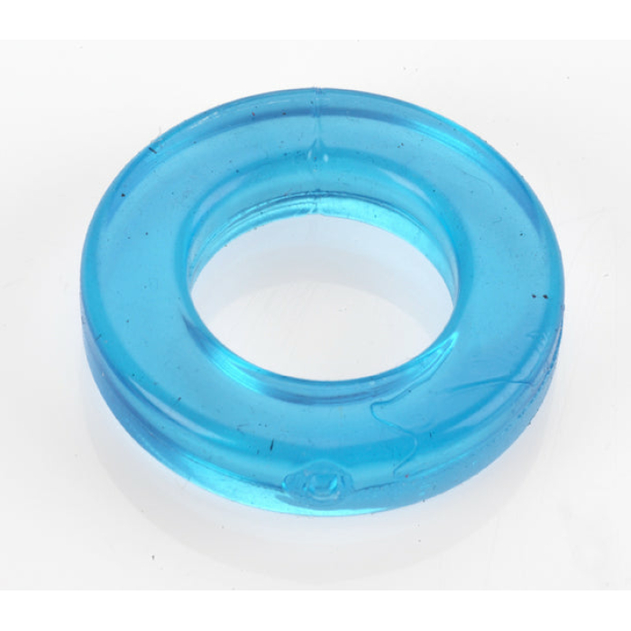 Spartacus Elastomer Cock Ring - Metro Blue - Image 1