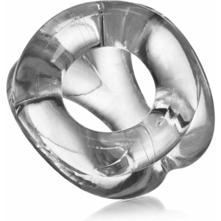 Oxballs Atomic Jock Tri Sport 3 Ring Sling Cockring - Clear