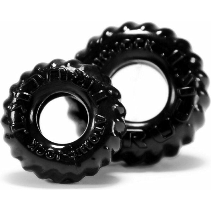Oxballs TruckT Cock & Ball Ring - Black Pack of 2 - Image 1