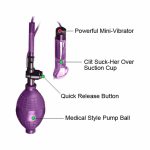 Fetish Fantasy Vibrating Clit Super Suck-Her Purple - Image 2