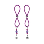 Bijoux De Nip Nipple Halos Flower Charm Purple