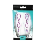 Bijoux De Nip Nipple Halos Flower Charm Purple - Image 2