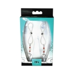 Bijoux De Nip Nipple Halos Heart Charm Red, Clear - Image 2