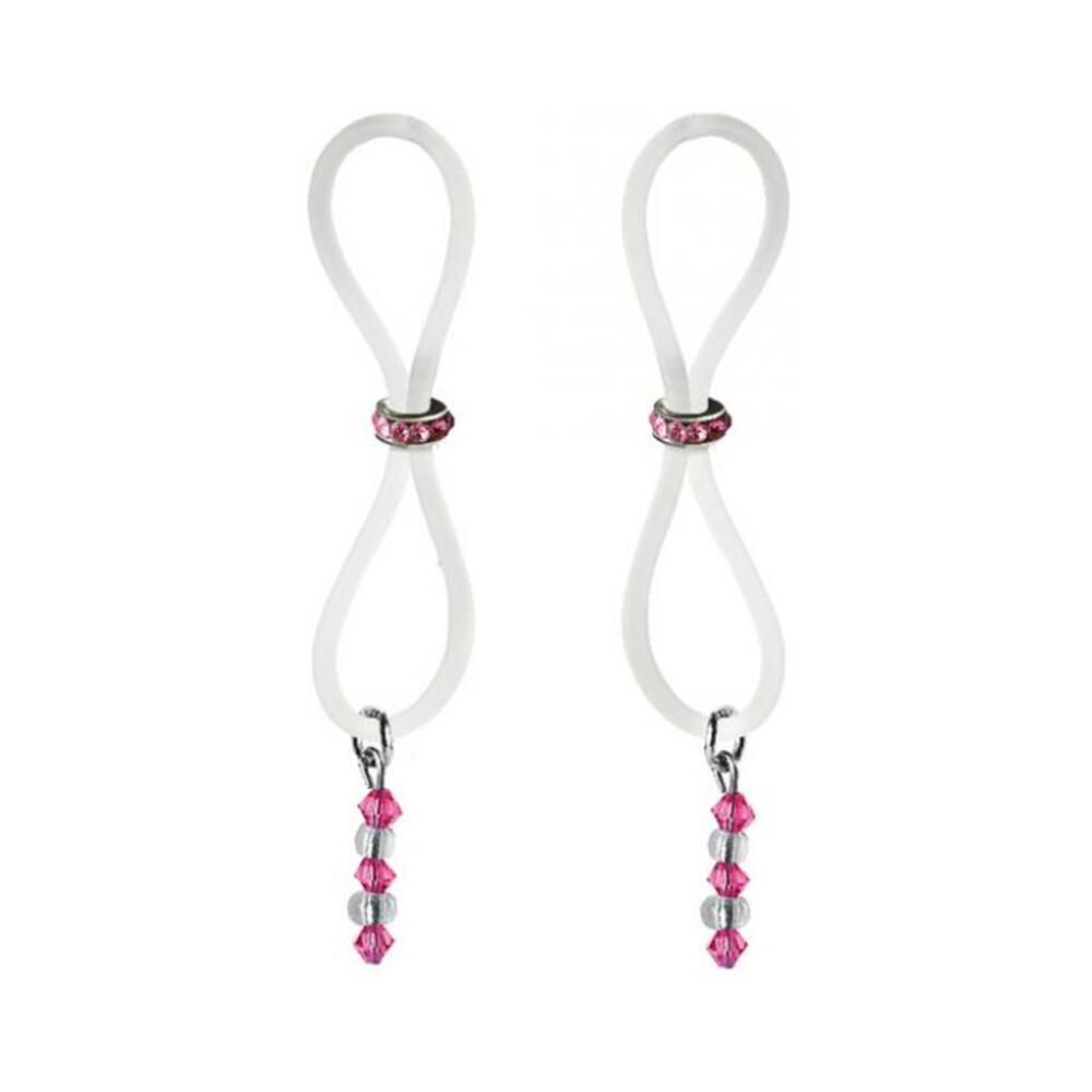 053176856414_1 Bijoux De Nip Nipple Halos Pink Gem Slider Pink Clear - Image 1