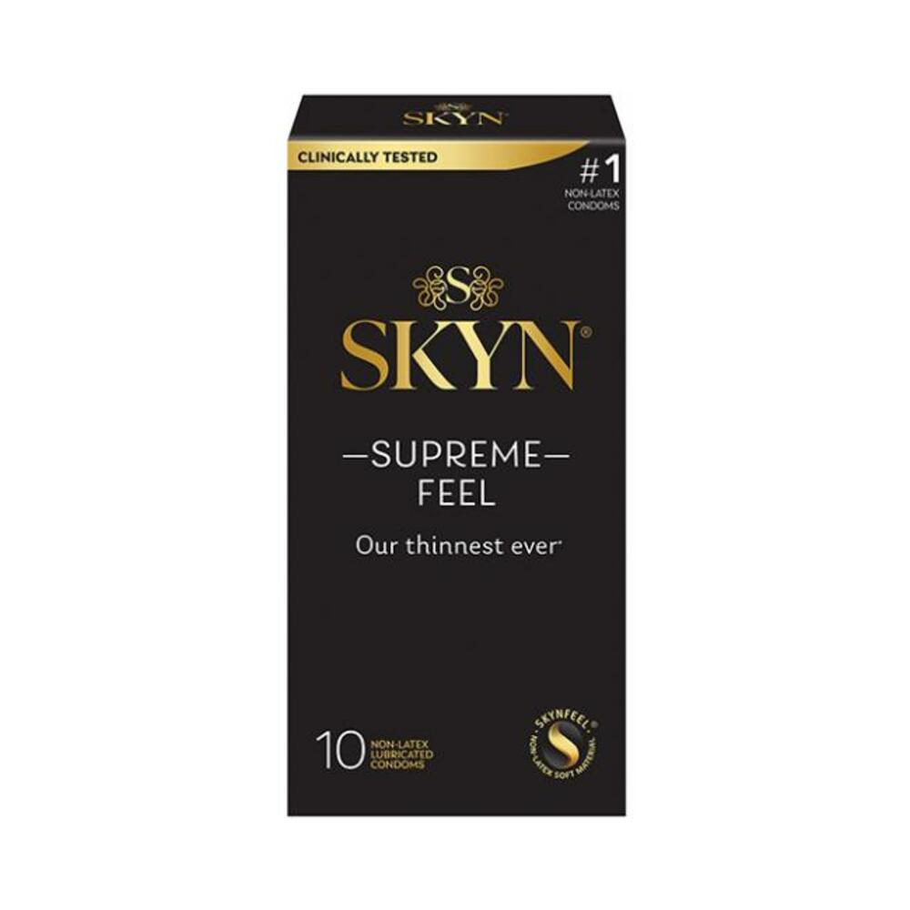 070907001325_1 Lifestyles Skyn Supreme Feel Condoms - Pack Of 10 - Image 1