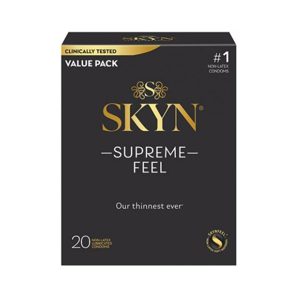 070907001424_1 Lifestyles Skyn Supreme Feel Condoms - Pack Of 20 - Image 1