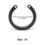 Cock Cage U-ring #3 - Black
