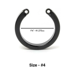 Cock Cage U-ring #4 - Black