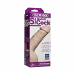 Vac-U-Lock 5 Inch Realistic Dong Beige - Image 2